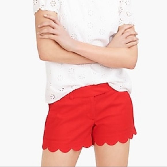 J. Crew Pants - J. Crew Scalloped Shorts